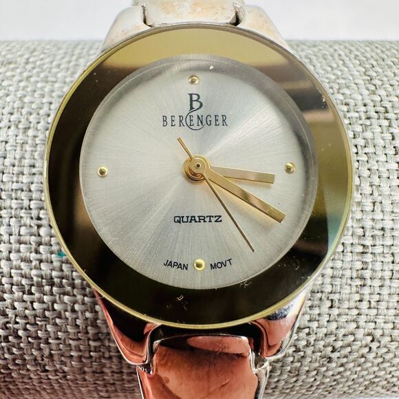 Berenger Watch Womens 23mm Round Two Tone Quartz Modern Classic New Battery - Picture 4 of 13